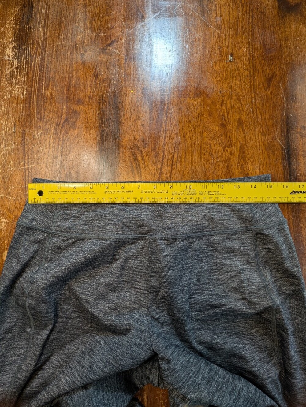Duluth Trading Co Leggings Womens Medium Gray Activewear Athleisure Zip Pocket - Picture 3 of 7